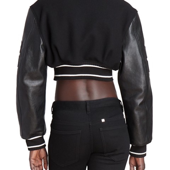 GIVENCHY 4G black cropped varsity jacket - Picture 5 of 6